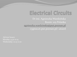 Electrical circuits wyklad 6x