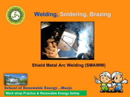 Shield Metal Arc Welding