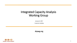 slide deck - The California IDER and DRP Working Groups