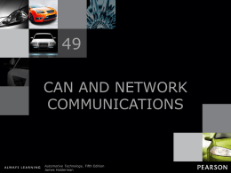 CAN and Network Communications