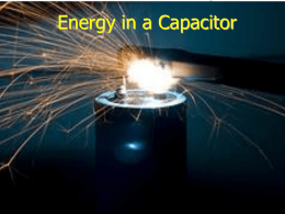 Energy stored in capacitors File
