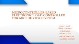 MICROCONTROLLER BASED ELECTRONIC LOAD