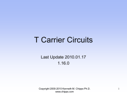 T Carrier Circuits