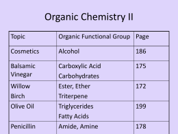 organic chemistry ii - University of Minnesota Duluth