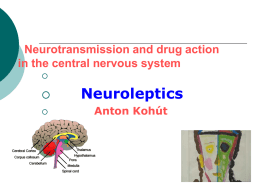 Chemical transmission and drug action in the central nervous