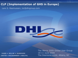 GHS og andre vigtige informationssystemer