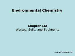 Environmental Chemistry - Robert Morris University
