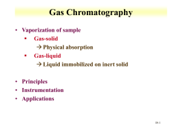 Gas Chromatography - UNLV Radiochemistry