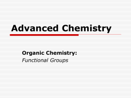 Types of Functional Groups Amines