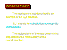 Mechanistic notation