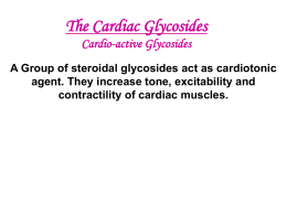 The Cardiac Glycosides Cardio