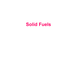 Solid Fuels