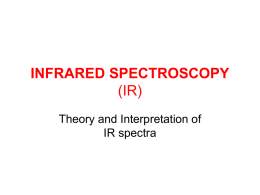 infrared spectroscopy (ir) - Dr rer. nat. Rubin Gulaboski