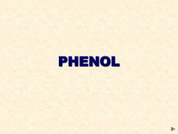 PHENOL - REACTIONS OF THE AROMATIC RING