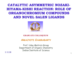 catalytic asymmetric nozaki-hiyama-kishi reaction