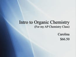 Intro Organic Chem Lab