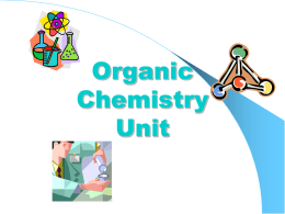 Unit 7A Intro to Organic ppt for packet notes