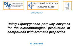 Pr Liliane Berti Using lipoxygenase pathway