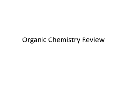 Organic Chemistry Reviewx