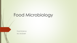 Food Microbiology - hrsbstaff.ednet.ns.ca