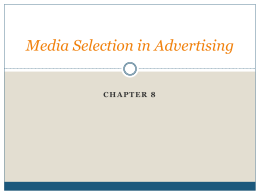 Media Selection in Advertising