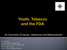 Youth & Tobacco