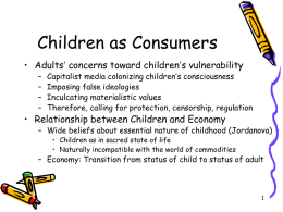 Children as Consumers