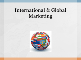 May 22 International Marketing BMI3C