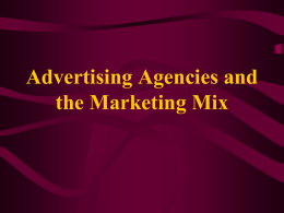STANDARD 3: Marketing Segmentation & Marketing Mix