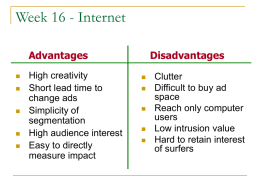 Week 16 - Internet