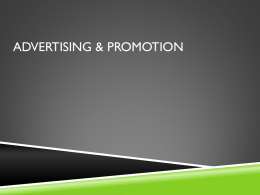 Advertising Promotion