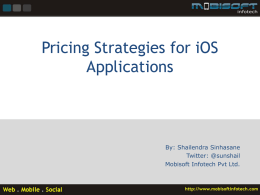 Pricing Strategies for iOS Enterprise Applications