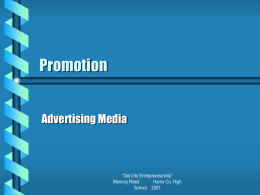 Advertising Presentation long version