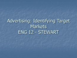 Identifying the Target Audience in Advertising PPT