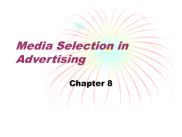 Media Selection in Advertising