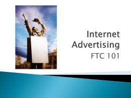 Internet Advertising - affiliate.com online marketing compliance