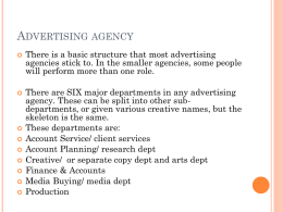 Advertising agency