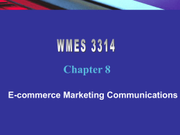 E-Commerce Marketing Communication