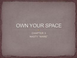 own your space - MRS