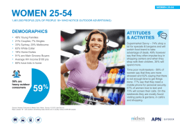 APN Hot Sheet Nielsen CMV Women 25_54 Metro
