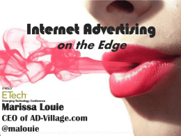 Internet Advertising on the Edge