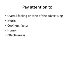 Advertising Appeals