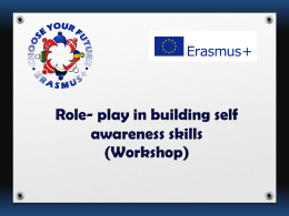 Role-play in building self