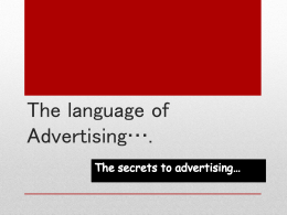 the secrets of advertising