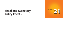 21.1 the budget and fiscal policy