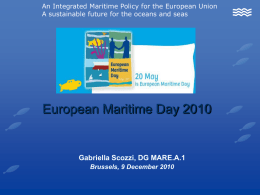 Towards a future Maritime Policy for the Union: A European Vision