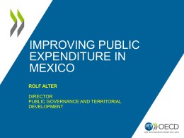 Improving public expenditure in Mexico