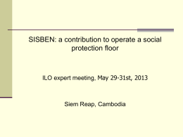Presentation - Social Protection Platform