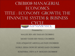 CBEB1108-Managerial Economcs