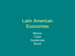 Latin America Economies PPT File